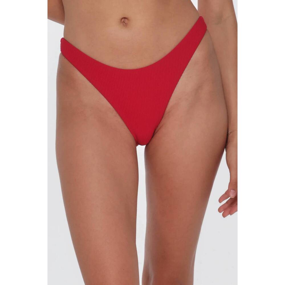 NEW SWIM SYSTEMS scrunch maddie bikini bottom in cherry pie